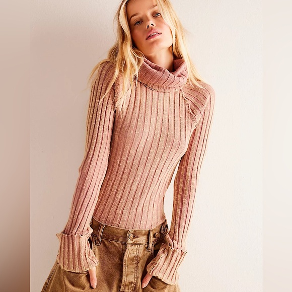 NEW Free People We The Free Just You Turtleneck - Picture 1 of 8
